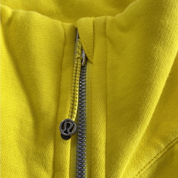 ❤️ Lululemon Scuba Funnel Half-Zip Sonic Yellow Size XS/S NWT - Picture 5 of 6